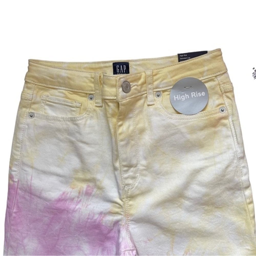 NWT Gap Kids tie-dye, high-rise, high stretch, ankle Jegging‎ size 12 - Picture 2 of 7
